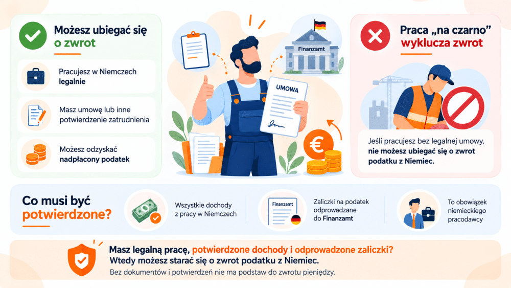 zwrot podatku z Niemiec