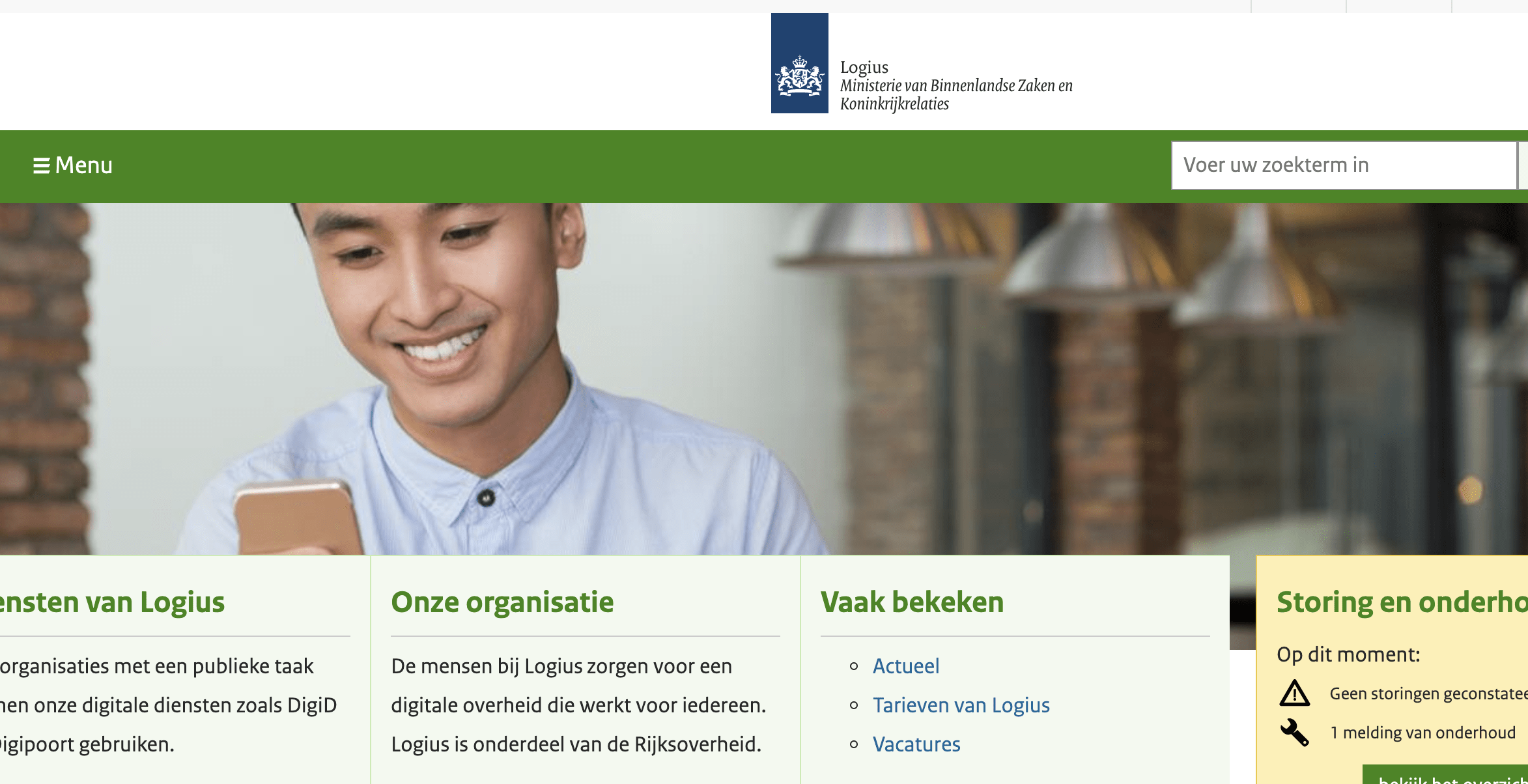 logius service bericht
