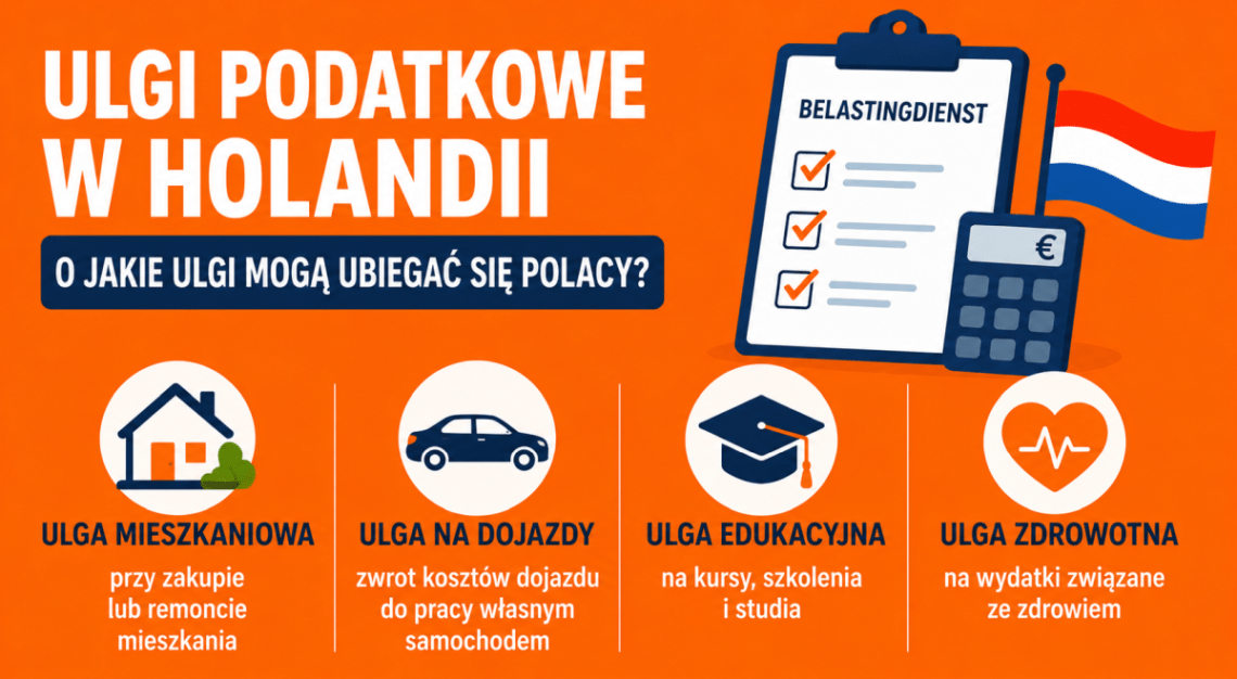 Ulgi podatkowe w Holandii