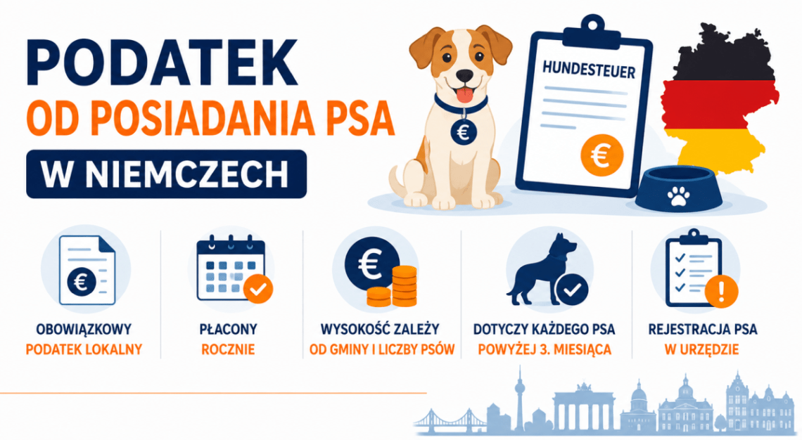 Czy obowiązuje podatek od posiadania psa w Niemczech?