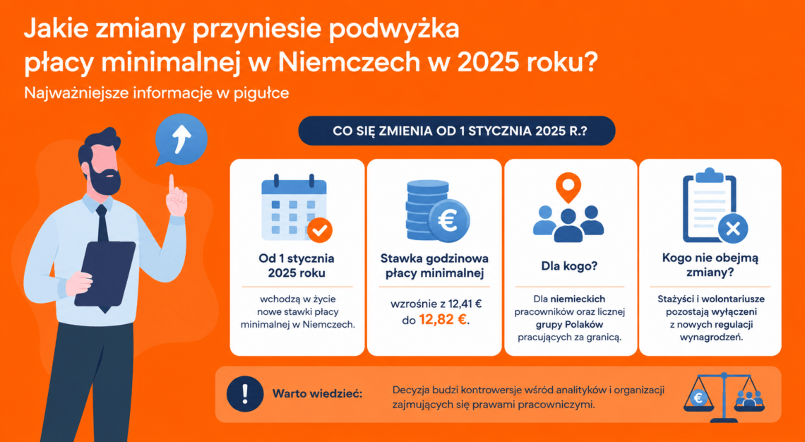 Zmiany w płacy minimalnej w Niemczech